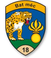 Coat of arms (crest) of Mechanized Battalion 18, Swiss Army