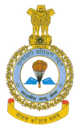 Coat of arms (crest) of the Paratroopers Training School, Indian Air Force