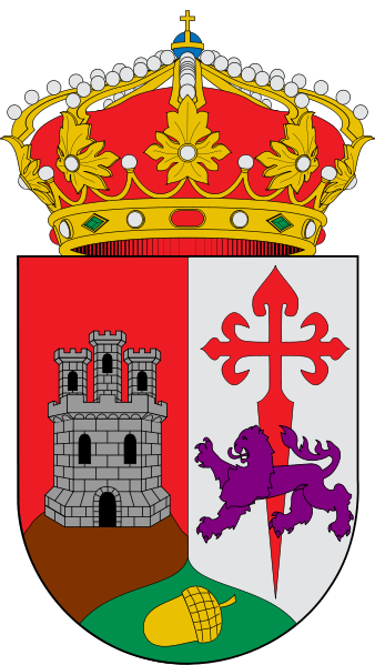 Escudo de Segura de León/Arms (crest) of Segura de León