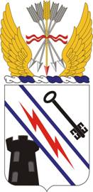 Coat of arms (crest) of the Special Troops Battalion, 3rd Brigade, 82nd Airborne Division, US Army
