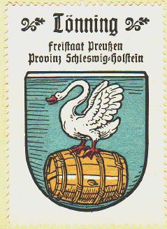 Wappen von Tönning/Coat of arms (crest) of Tönning