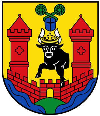 Wappen von Waren (Müritz)/Arms (crest) of Waren (Müritz)
