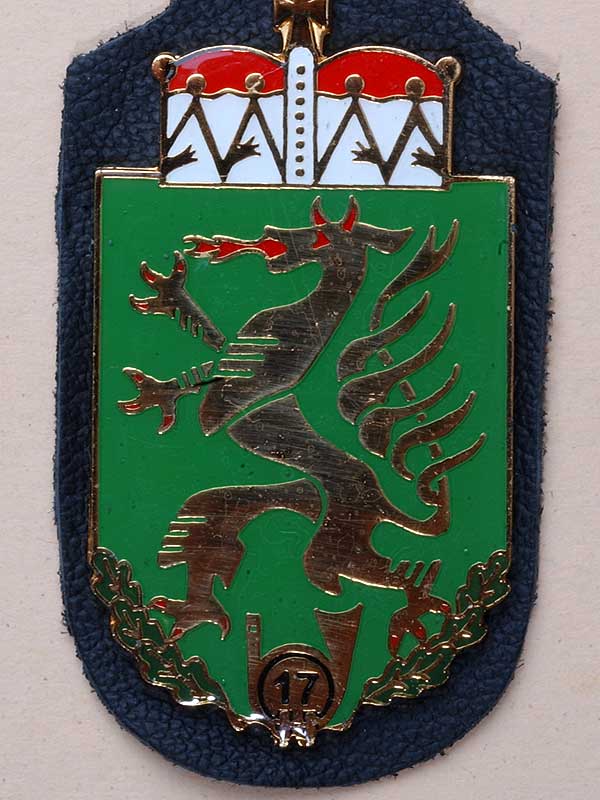 Wappen von 17th Jaeger Battalion, Austrian Army.jpg / Coat of arms ...