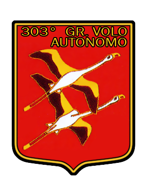 Coat of arms (crest) of the 303rd Independent Air Group, Italian Air Force