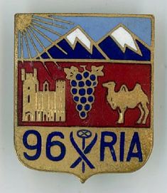Coat of arms (crest) of the 96th Alpine Infantry Regiment, French Army