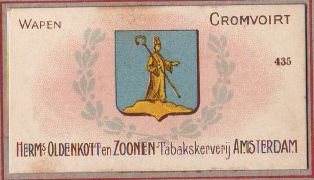 Wapen van Cromvoirt/Coat of arms (crest) of Cromvoirt