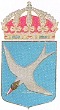 Coat of arms (crest) of the HMS Tärnö, Swedish Navy