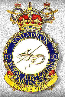 Coat of arms (crest) of the No 10 Squadron, Royal Australian Air Force