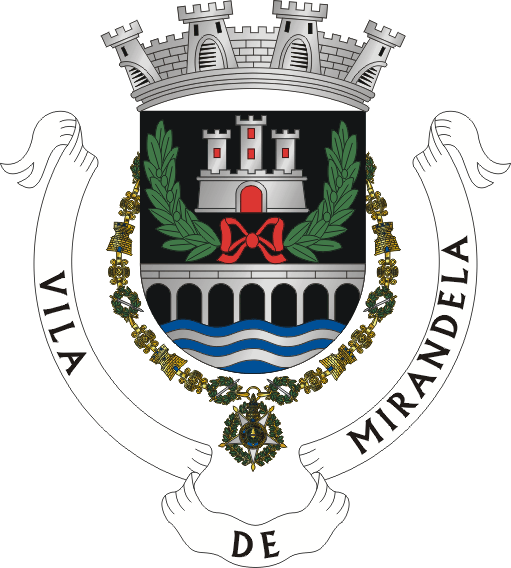 Coat of arms (crest) of Mirandela (city)