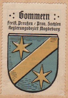 Wappen von Gommern/Coat of arms (crest) of Gommern