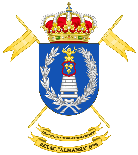 File:Light Armoured Cavalry Regiment No 5 Almansa, Spanish Army.png