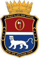 Coat of arms (crest) of Lodge of St John no 1 St olaus til den hvide Leopard (Norwegian Order of Freemasons)