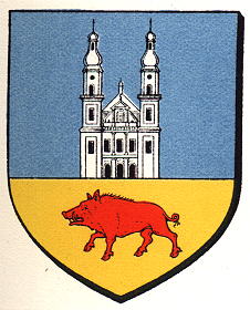 Blason de Ebersmunster/Arms (crest) of Ebersmunster