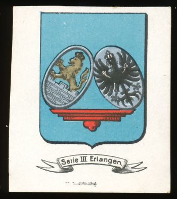 Wappen von Erlangen/Coat of arms (crest) of Erlangen