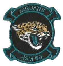 Coat of arms (crest) of the Helicopter Maritime Strike Squadron 60 (HSM-60) Jaguars, US Navy
