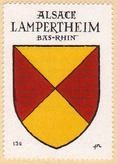 Blason de Lampertheim (Bas-Rhin)