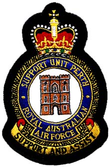 Coat of arms (crest) of the Support Unit Perth, Royal Australian Air Force