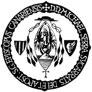 Arms of Miguel de los Santos Serra y Sucarrats