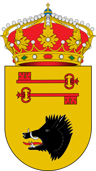 Escudo de Cumbres de Enmedio/Arms (crest) of Cumbres de Enmedio