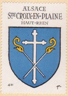 Blason de Sainte-Croix-en-Plaine