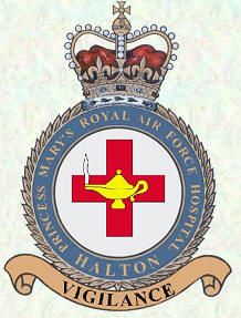 Coat of arms (crest) of the Princess Mary's Royal Air Force Hospital Halton, Royal Air Force
