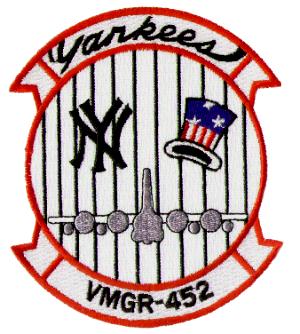 Coat of arms (crest) of VMGR-452 Yankees, USMC