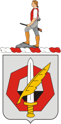 Coat of arms (crest) of 11th Psychological Operations Battalion, US Army