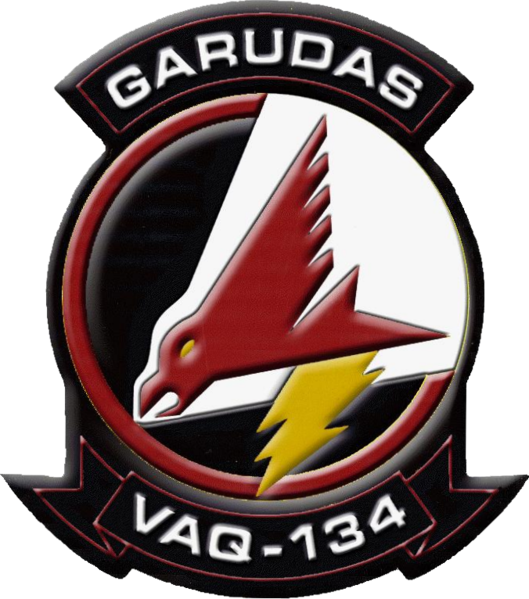 File:Electronic Attack Squadron (VAQ) - 134 Garudas, US Navy.png
