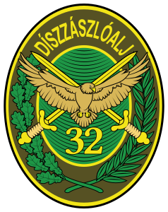 Coat of arms (crest) of the Hungarian Honvéd 32nd Guard and Representative Regiment, Hungarian Army