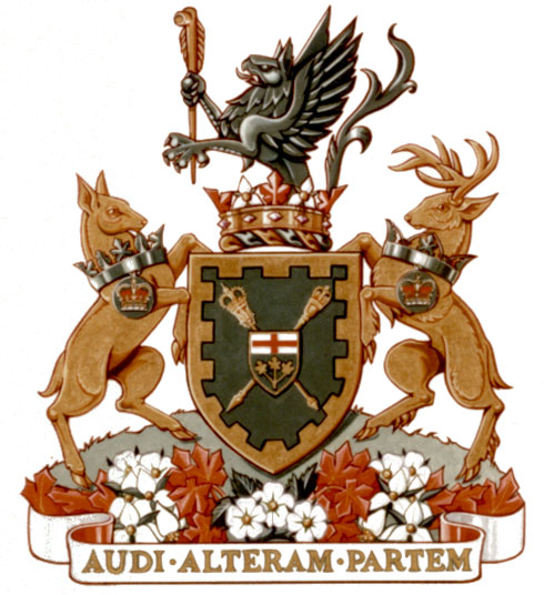 Arms of Legislative Assembly of the Province of Ontario