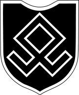Coat of arms (crest) of the 7th SS Volounteer Mountain Division Prinz Eugen