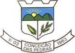 Brasão de Conceição das Pedras/Arms (crest) of Conceição das Pedras