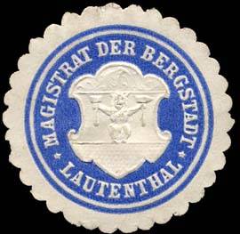 Wappen von Lautenthal/Coat of arms (crest) of Lautenthal