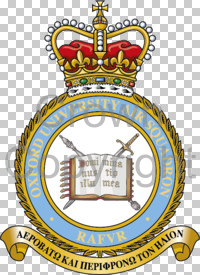 Coat of arms (crest) of the Oxford University Air Squadron, Royal Air Force Volunteer Reserve