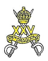 Coat of arms (crest) of the 25th Dragoons, British Army
