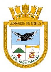 Blason de Coastal Patrol Vessel Hallef (LSG-1604), Chilean Navy/Arms (crest) of Coastal Patrol Vessel Hallef (LSG-1604), Chilean Navy