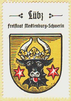 Wappen von Lübz/Coat of arms (crest) of Lübz