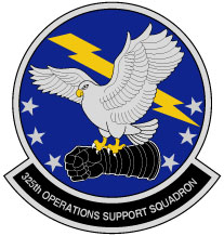 Coat of arms (crest) of the 325th Operations Support Squadron, US Air Force