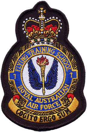 Coat of arms (crest) of the No 1 Flying Training School, Royal Australian Air Force