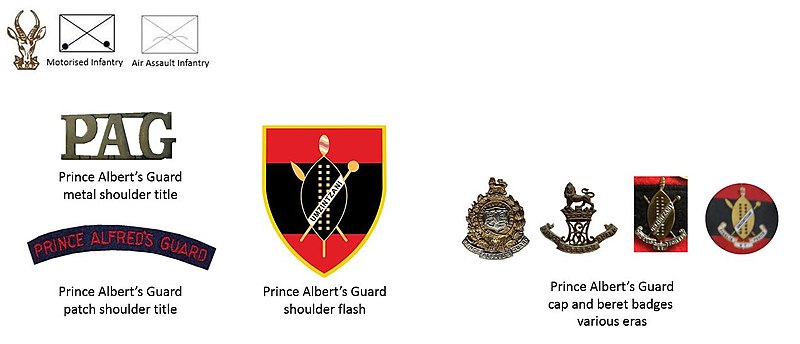 Coat of arms (crest) of the Prince Alfred's Guard, South African Army