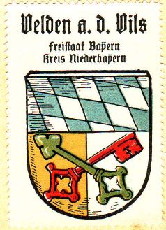 Wappen von Velden an der Vils/Coat of arms (crest) of Velden an der Vils
