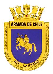 Blason de Fleet Tug Lautaro (ATF-67), Chilean Navy/Arms (crest) of Fleet Tug Lautaro (ATF-67), Chilean Navy