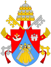 Arms (crest) of Basilica of the Virgin Mary Mother of Mercy, Maribor