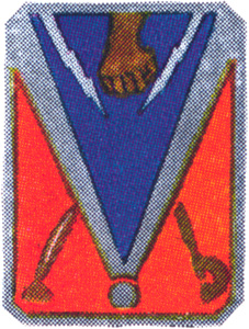 Coat of arms (crest) of the 54th Air Base Squadron, USAAF