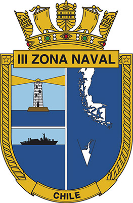 Coat of arms (crest) of the Commander in Chief of the III Naval Zone, Chilean Navy