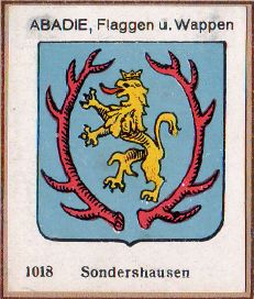 Wappen von Sondershausen/Coat of arms (crest) of Sondershausen