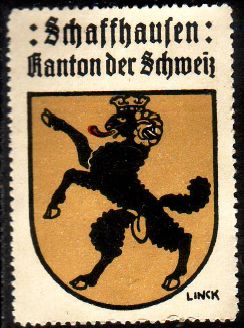 Wappen von/Blason de Schaffhausen (canton)