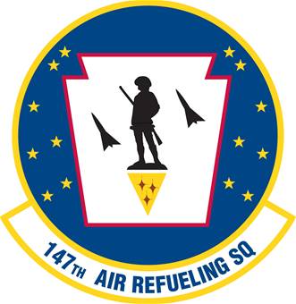 Coat of arms (crest) of the 147th Air Refueling Squadron, Pennsylvania Air National Guard
