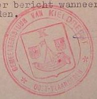 Wapen van Kieldrecht/Arms (crest) of Kieldrecht