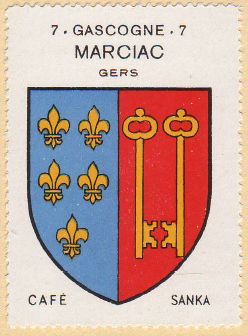 Blason de Marciac/Coat of arms (crest) of {{PAGENAME